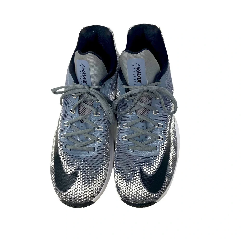 Nike Air Max | Infuriate Gray/White | Low Top | Shoe 852457-002 | Men's Size 12